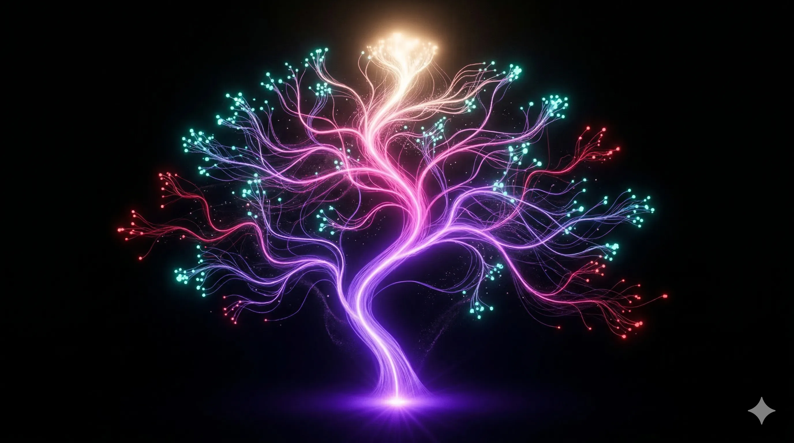 Árvore tecnológica representando múltiplas fontes de receita a partir de um único lead